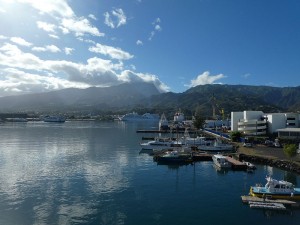 Blick auf Papeete