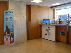 Stand am Flughafen