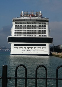 MSC Bellissima in Southampton