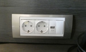 EU-Steckdosen und USB