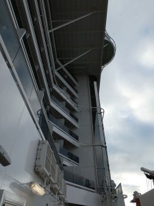 Blick seitlich