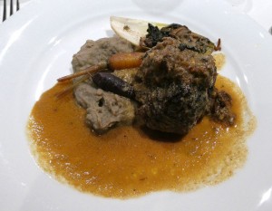 Truffled Tenderloin of Angus Beef, Oxtail Glaze & Albuferu Sauce