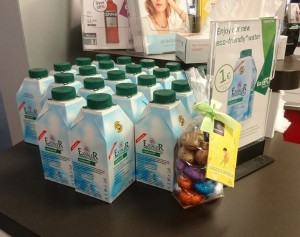 Eco friendly Wasser im Tetra-Pack