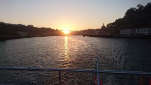 Fahrt zum Sonnenuntergang