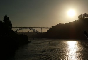 Fahrt zum Sonnenuntergang