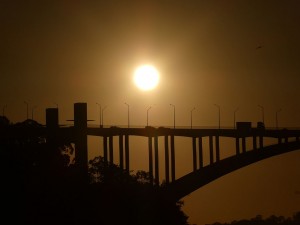 Fahrt zum Sonnenuntergang