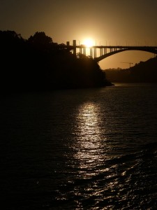 Fahrt zum Sonnenuntergang