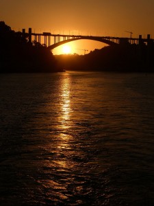 Fahrt zum Sonnenuntergang