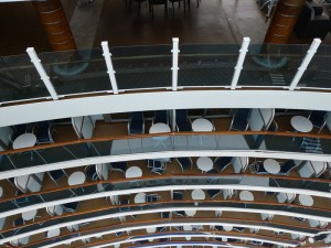 Blick vom SeaWalk auf die Balkone