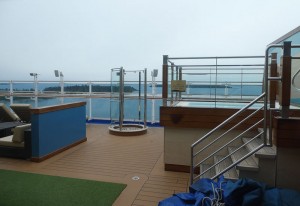 Teens Outside Lounge