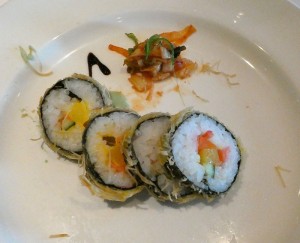 Tempura Vegetable Sushi