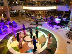 Live Musik und Tanzen auf der Piazza