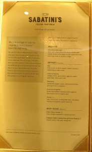 Sabatini´s Italian Trattoria