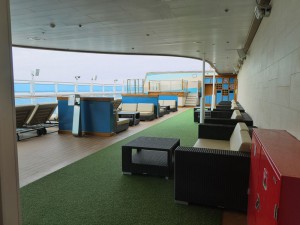 Teens Outside Lounge