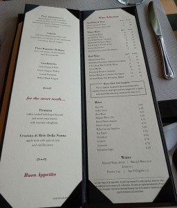Alfredo´s Pizzeria - Speisekarte
