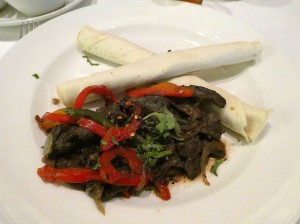 Chili, LIme and Cumin Marinated Skirt Steak Fajitas