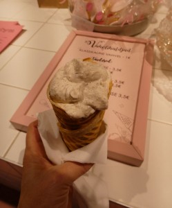 Waffel mit Füllung
