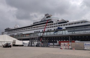 erster Blick aufs Schiff