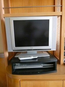 Fernseher und DVD-Player