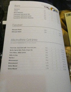 Weinkarte