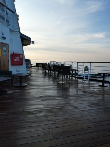 Terrasse beim Club Bistro