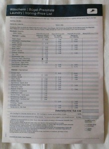Wäscherei-Service