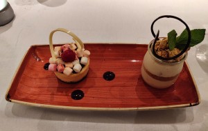 Molten Chocolate Doughnut & Salted Caramel and Popcorn Pudding