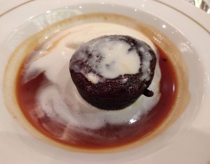 Warm Spieced Chocolate Molten Cake