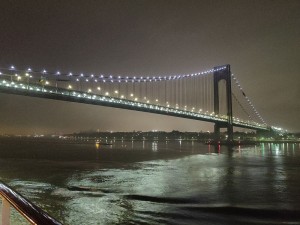 Durchfahrt durch die Verrazzano Narrows Bridge