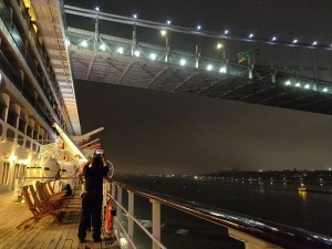 Durchfahrt durch die Verrazzano Narrows Bridge