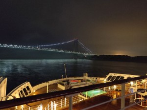 Durchfahrt durch die Verrazzano Narrows Bridge