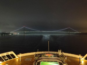 Durchfahrt durch die Verrazzano Narrows Bridge