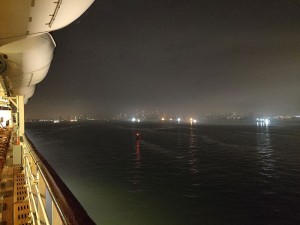 Einfahrt nach New York