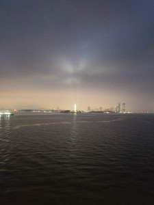 Einfahrt nach New York
