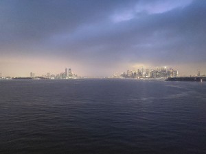 Einfahrt nach New York