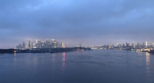 Einfahrt nach New York