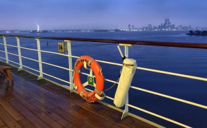 Einfahrt nach New York