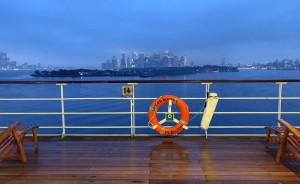 Einfahrt nach New York