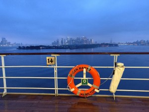 Einfahrt nach New York
