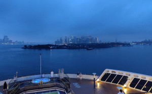 Einfahrt nach New York