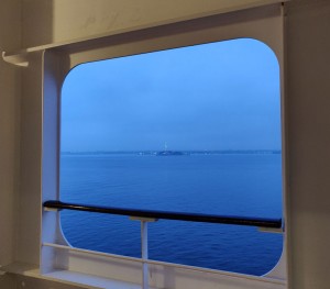 Einfahrt nach New York
