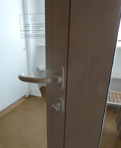 absperrbare Tür