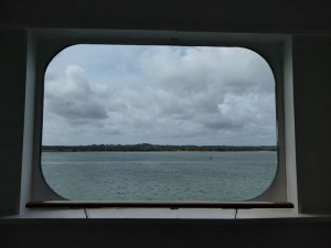 Aussicht bei Metallummantelung