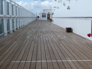 seitliches Freideck Deck 12