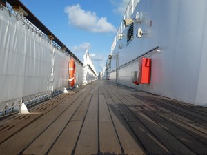 seitliches Freideck Deck 12