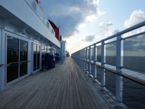 seitliches Freideck Deck 12