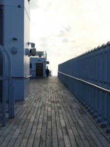 seitliches Freideck Deck 12
