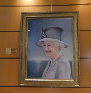 Taufpatin Queen Elizabeth II.