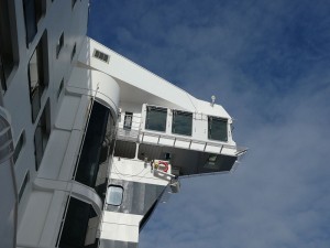 Blick zur Brücke