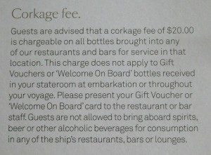 Corkage Fee